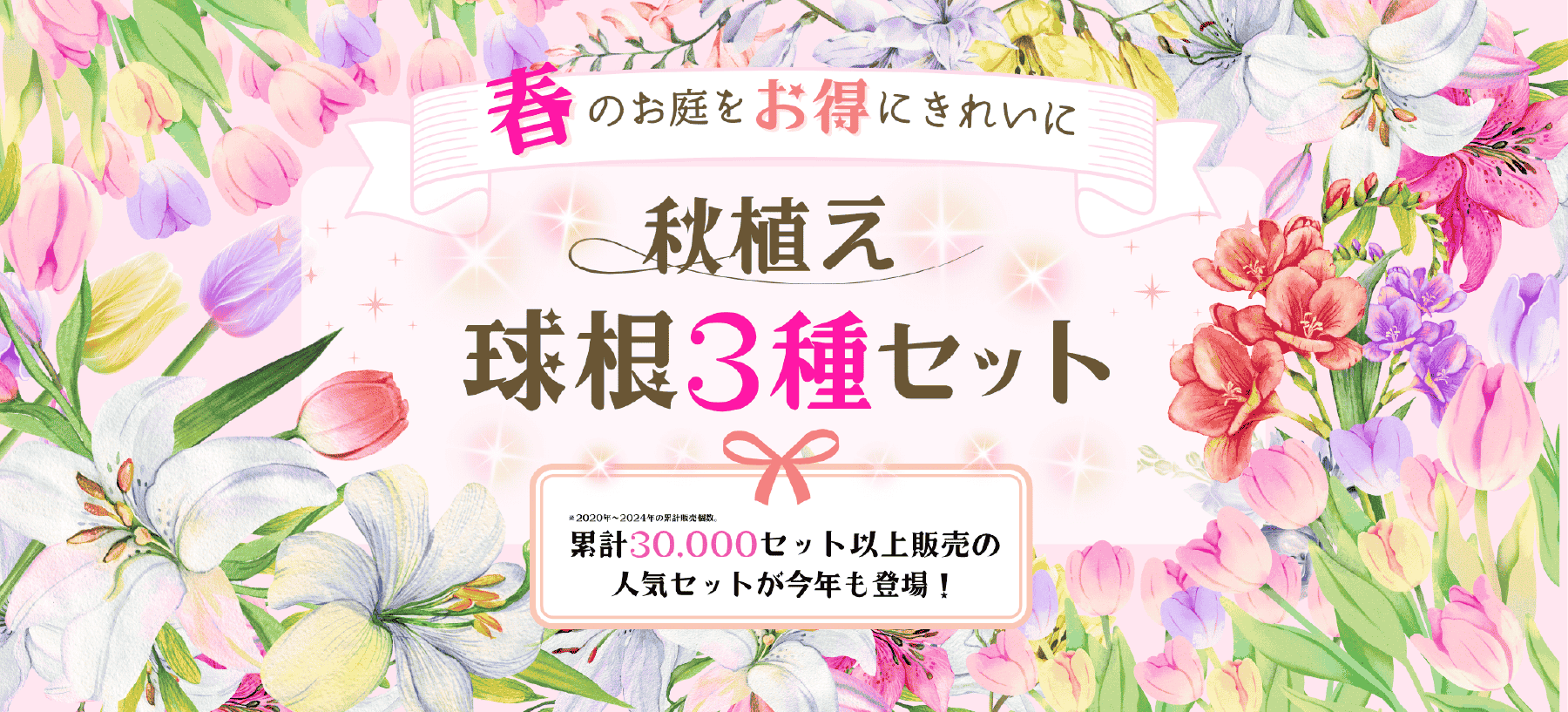 秋植え 球根3種セット|メインビジュアル